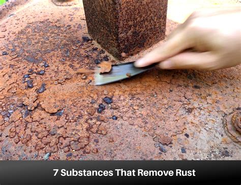 how to remove rust from metal lunch box|how to clean rust off steel.